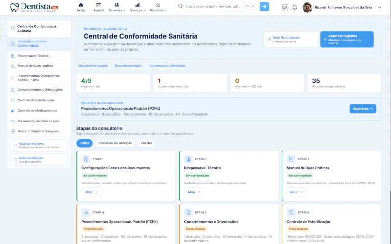 Central de Conformidade Sanitária